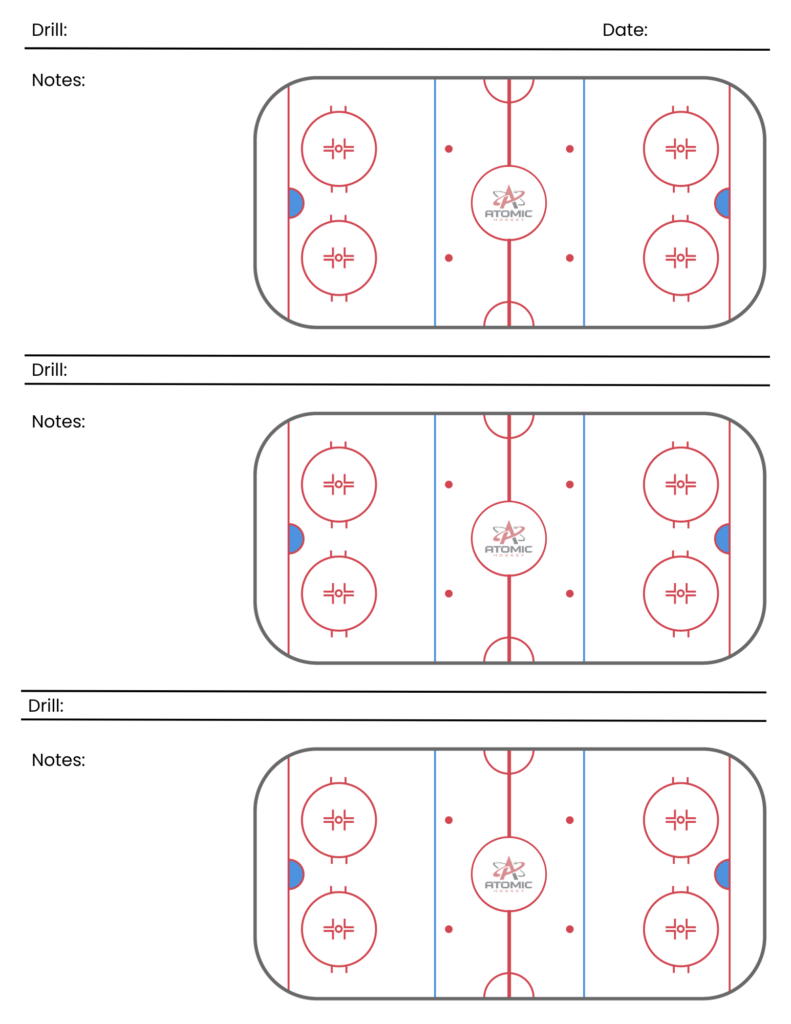 3 Rink Practice Template