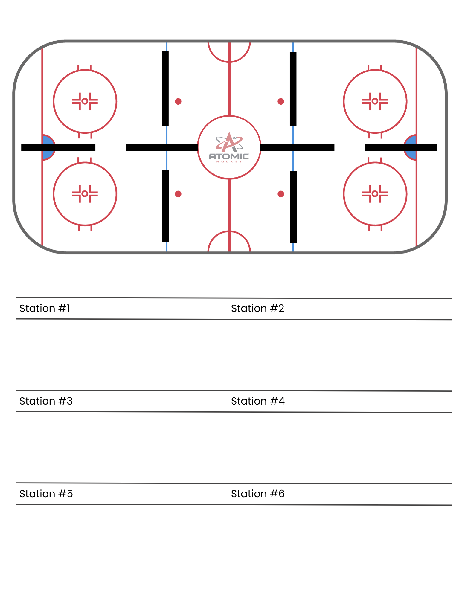Practice Plan Templates Atomic Hockey