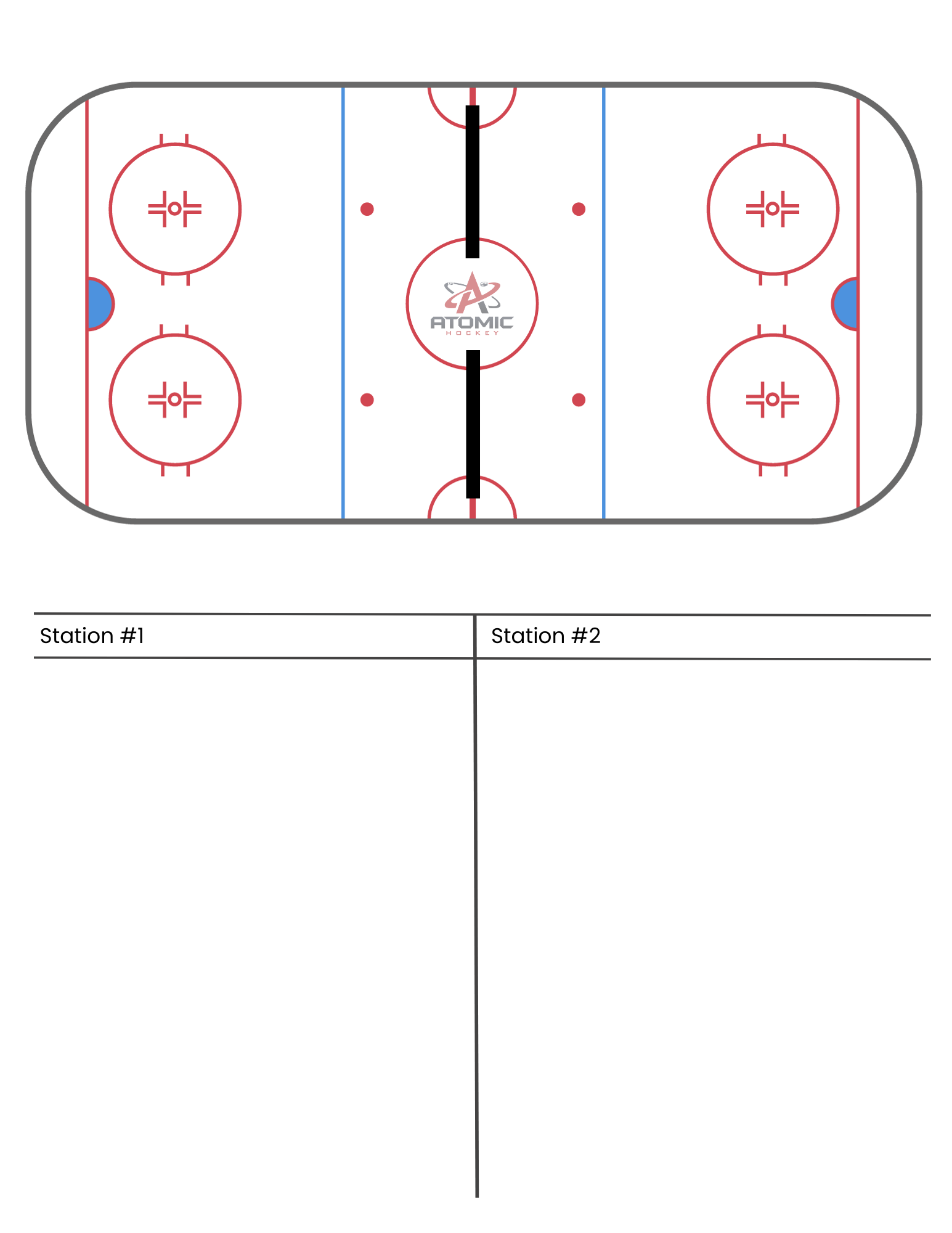 Practice Plan Templates Atomic Hockey