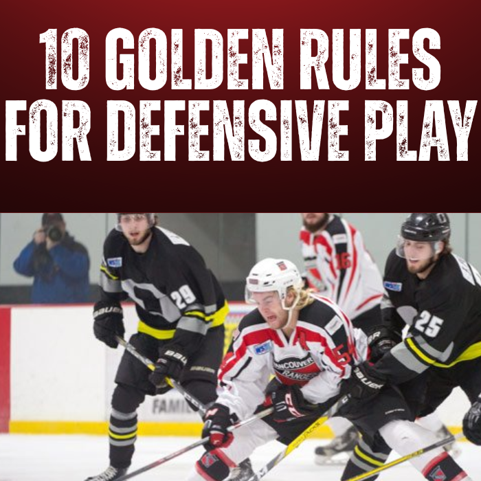 Atomic Hockey, 10 Golden Rules for Defensive Play